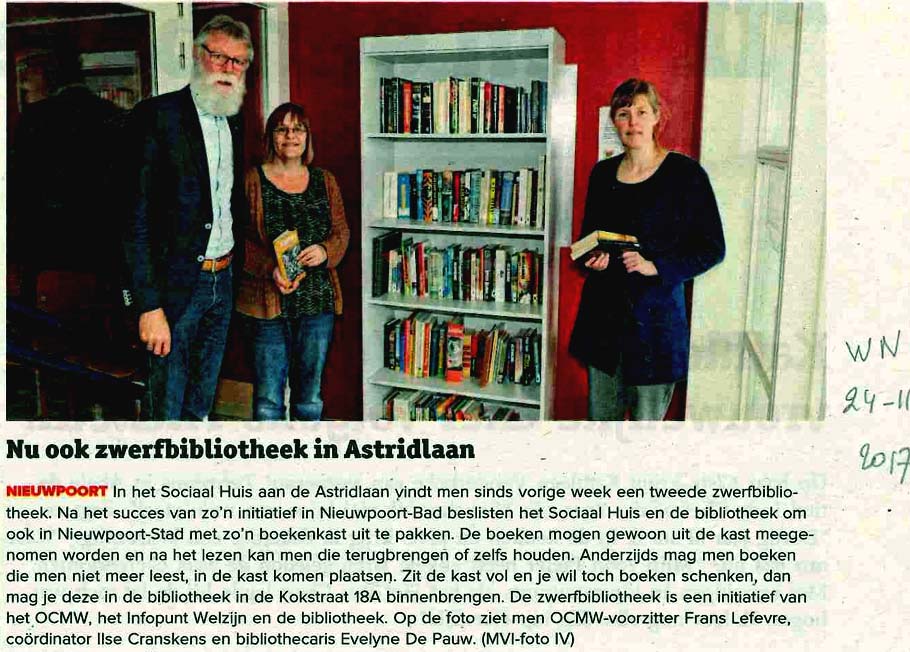 pers tweede zwerfbibliotheek